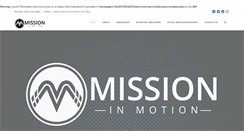 Desktop Screenshot of missioninmotion.org